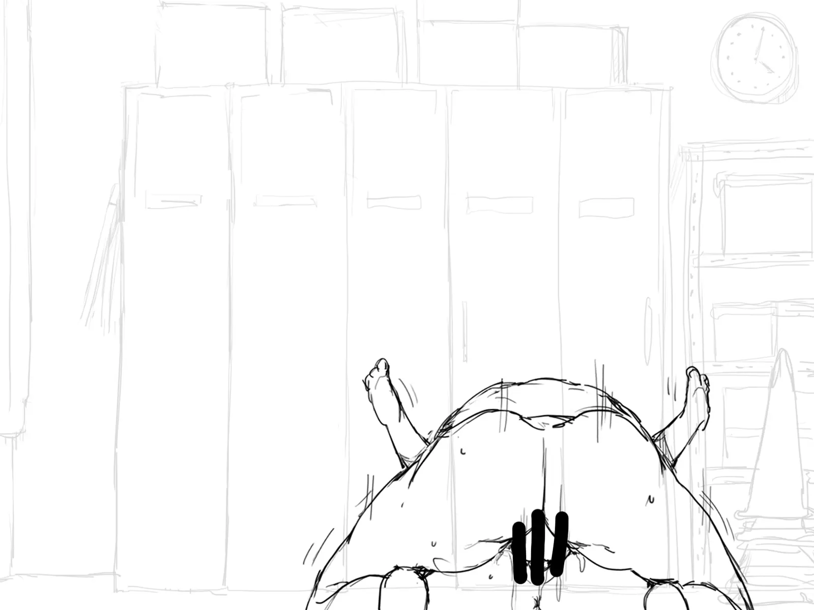 Kanojo Ga Aitsu Ni Sareta Koto_Rough Sketch